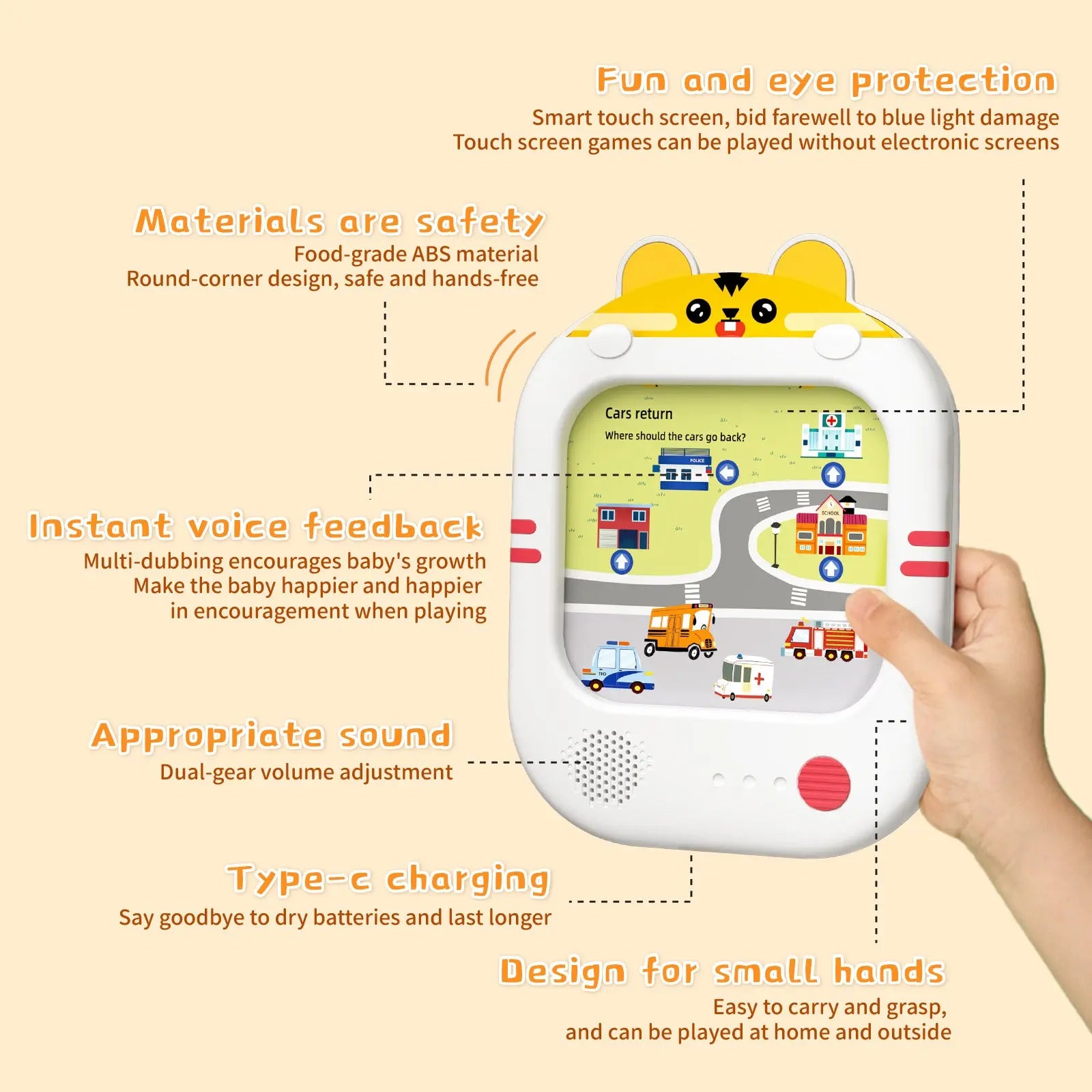 alilo Interactive Learning Table, Talking Flash Cards Learning Toys for Toddler